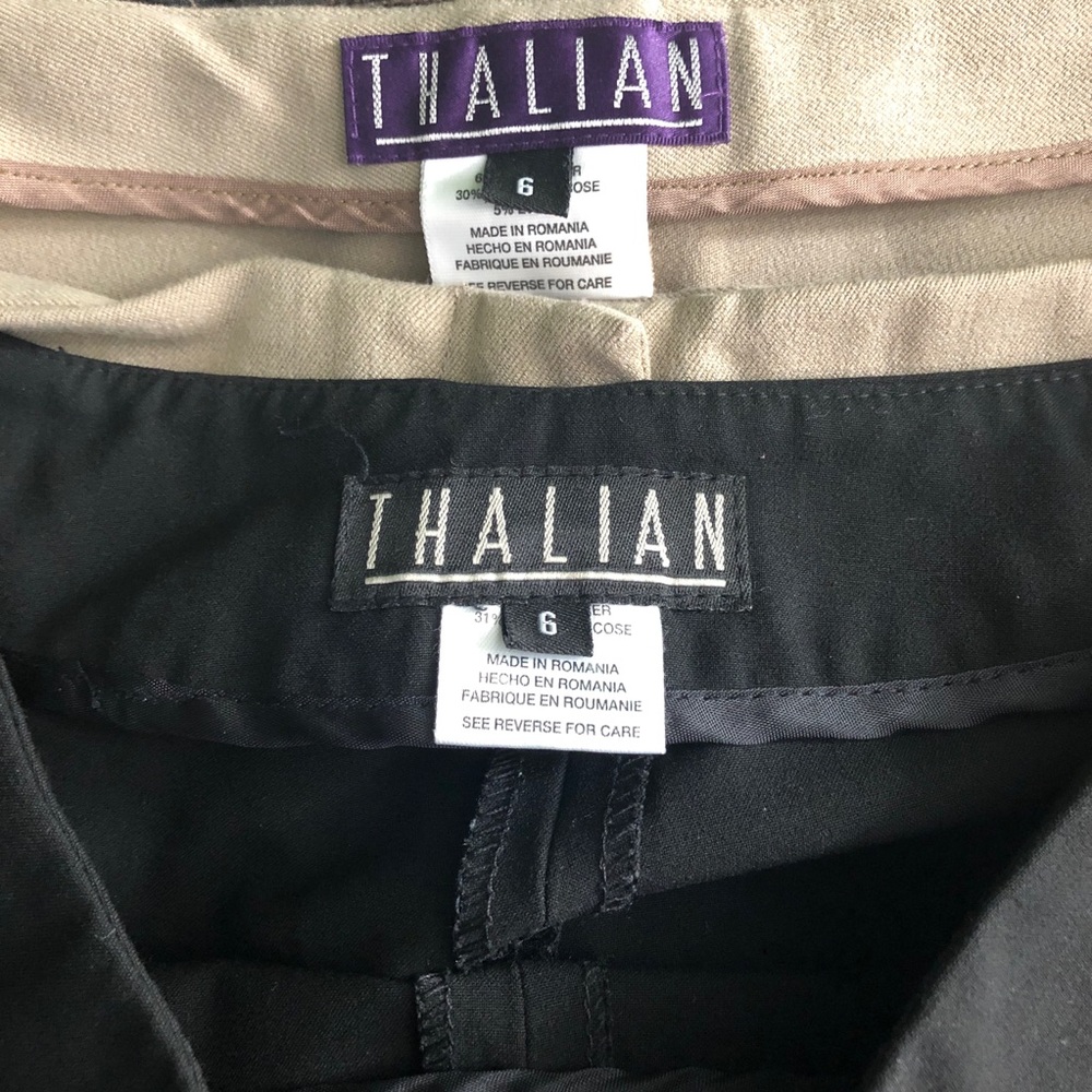 Dress Work Pants 2 Pair Thalian Size 6